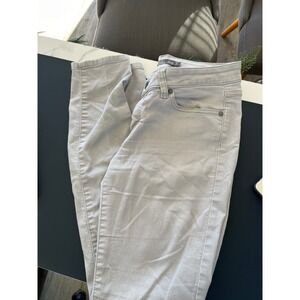 Y2K skinny Prana Women Jeans Size 6 28‎ Light Gray Casual Denim Pants